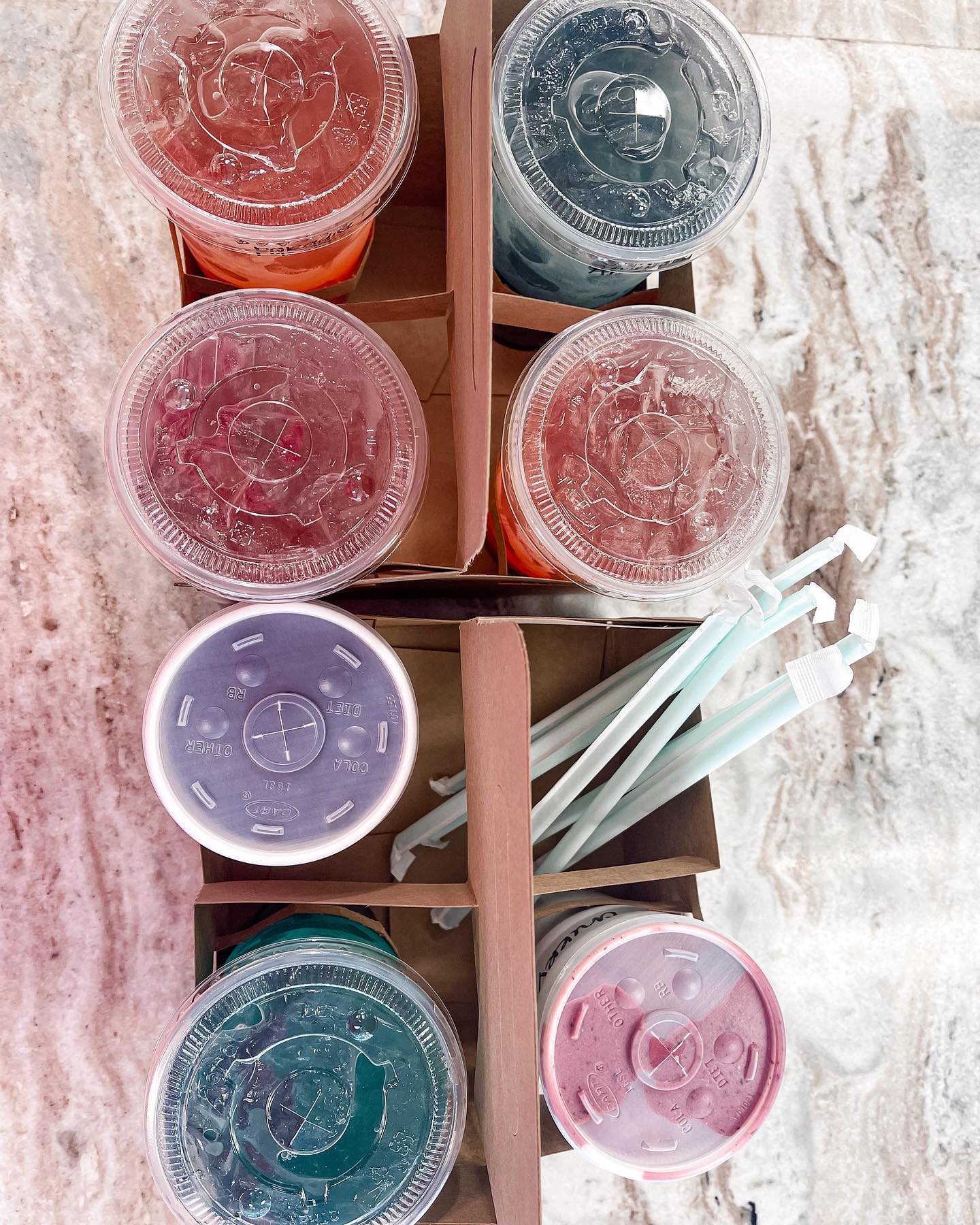 Teas above